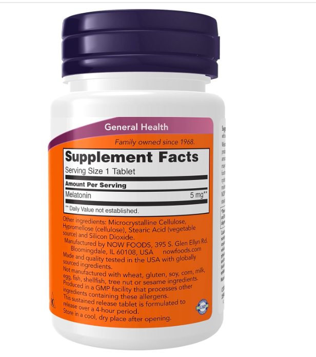 MELATONIN NOW 5MG (120 CPS)