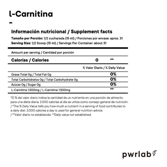 L-CARNITINA LIQUIDA PWR