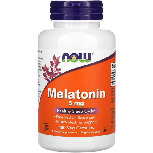 MELATONINA NOW 5MG (180 CAPS)