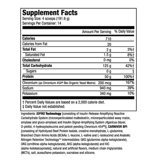 CARNIVOR MASS (5.7 LBS)