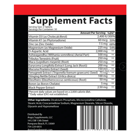 MONSTER TEST MAXX (90 CPS)