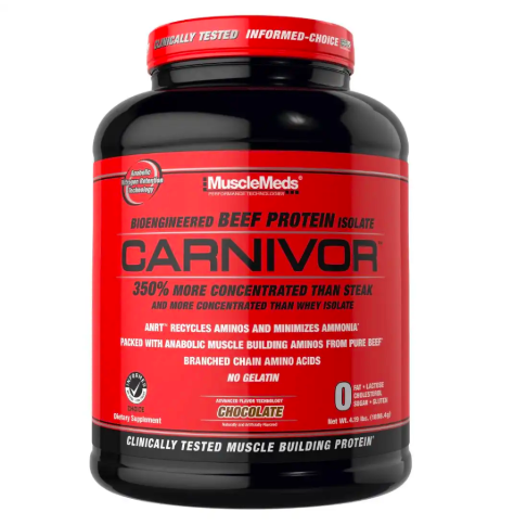 Carnivor 4 LBS, proteína de carne sin lactosa ni grasa