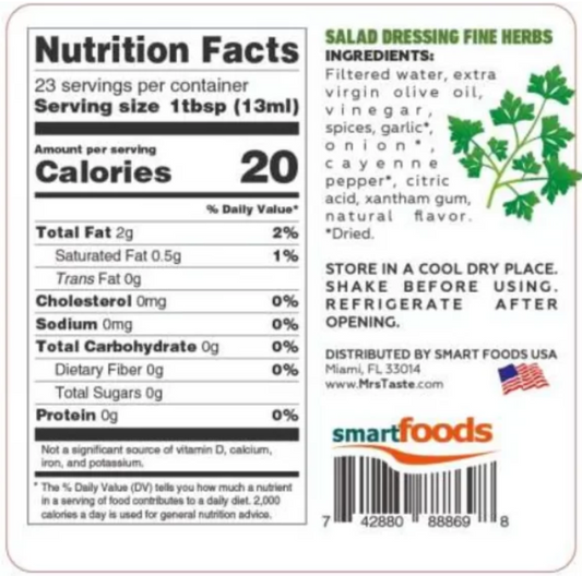 FINE HERBS MRS TASTE