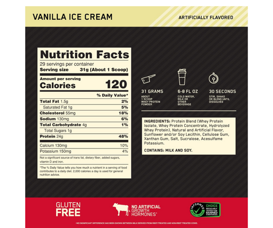 100% WHEY GOLD STANDARD (2 LBS)