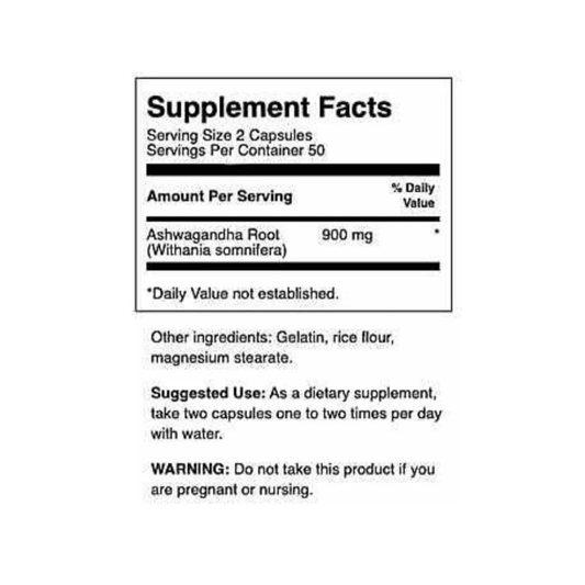 ASHWAGANDHA SWANSON 400MG (100 CAP)