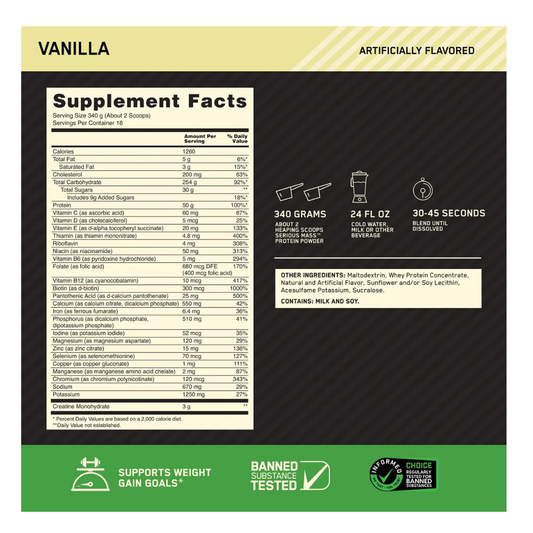 SERIOUS MASS (12 LBS)