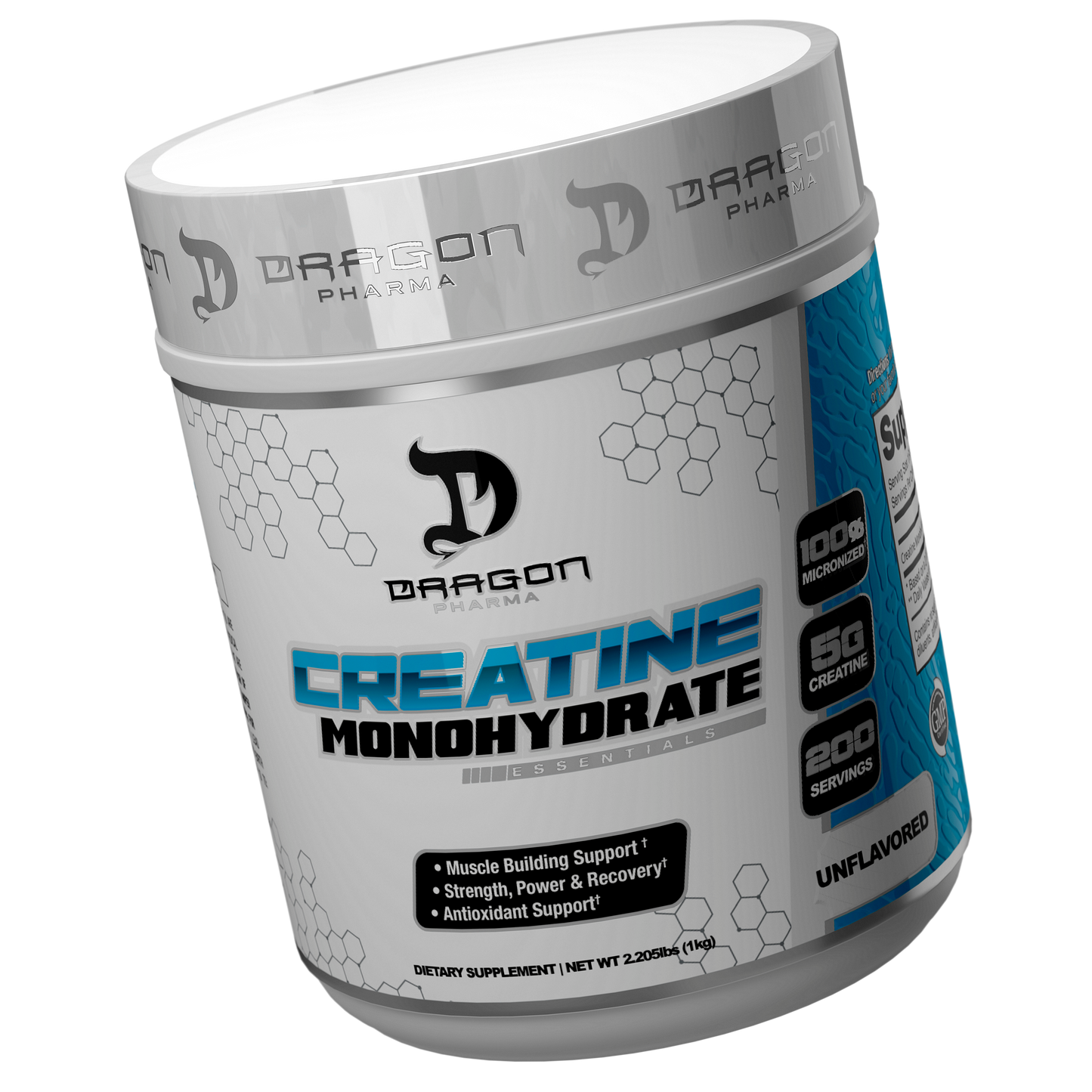 CREATINA MONOHIDRATO DRAGON PHARMA (1 KG)