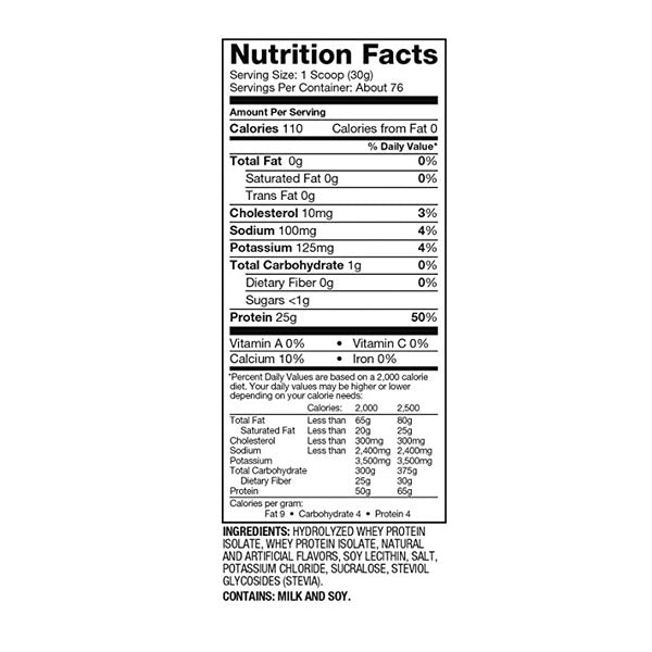 ISO 100 (5 LBS)