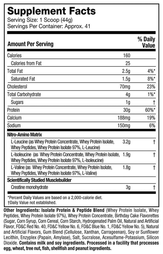 Suplemento de proteína con aminoácidos esenciales