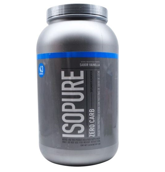 Isopure 3 LBS, proteína sin carbohidratos ni lactosa