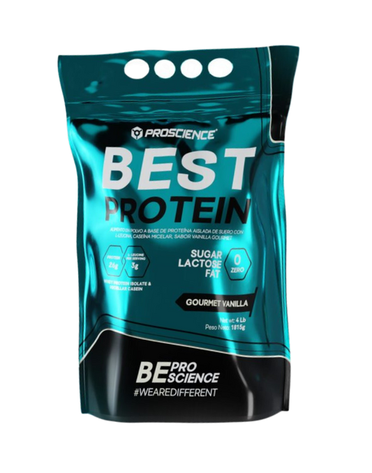 Best Protein 4 LBS con suero aislado y caseína micelar