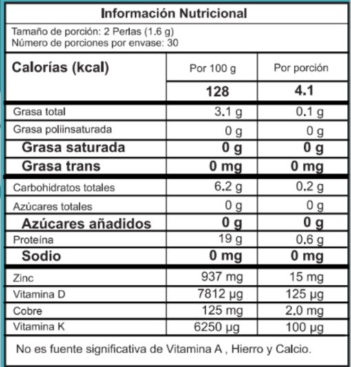 VITAMINA D3+K2+ZINC+COBRE (60 CAP)