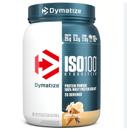 ISO 100 20 SRV, proteína hidrolizada ultra pura
