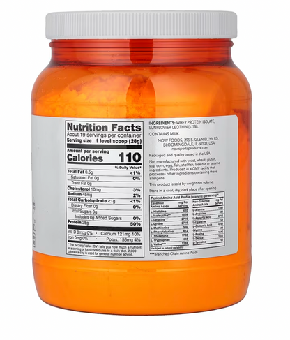 NOW ISOLATE WHEY PROTEIN