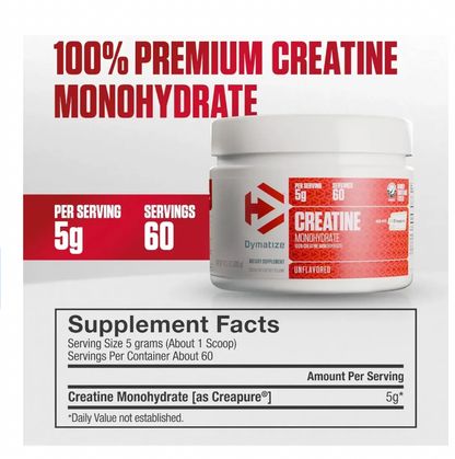 CREATINE MONOHYDRATE DYMATIZE (300G)