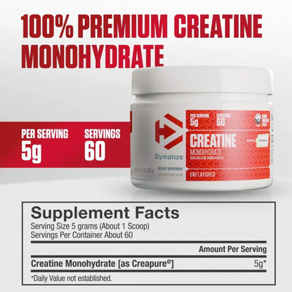 CREATINE MONOHYDRATE DYMATIZE (300G)