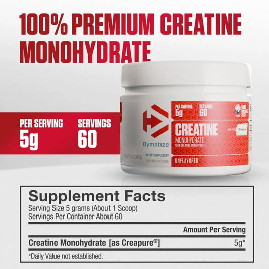 CREATINE MONOHYDRATE DYMATIZE (300G)