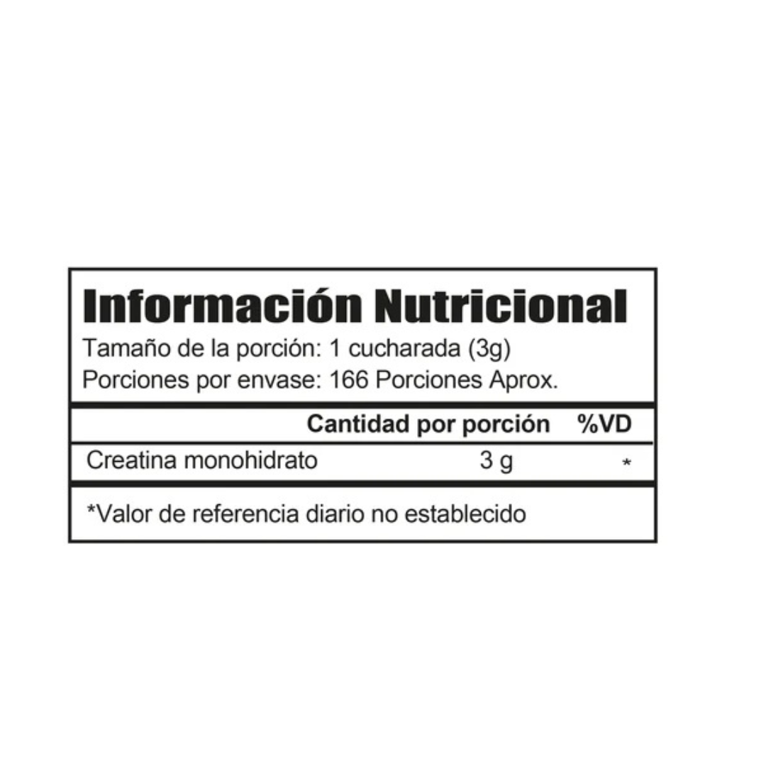 CREATINA MONOHIDRATADA IMN (500 G)