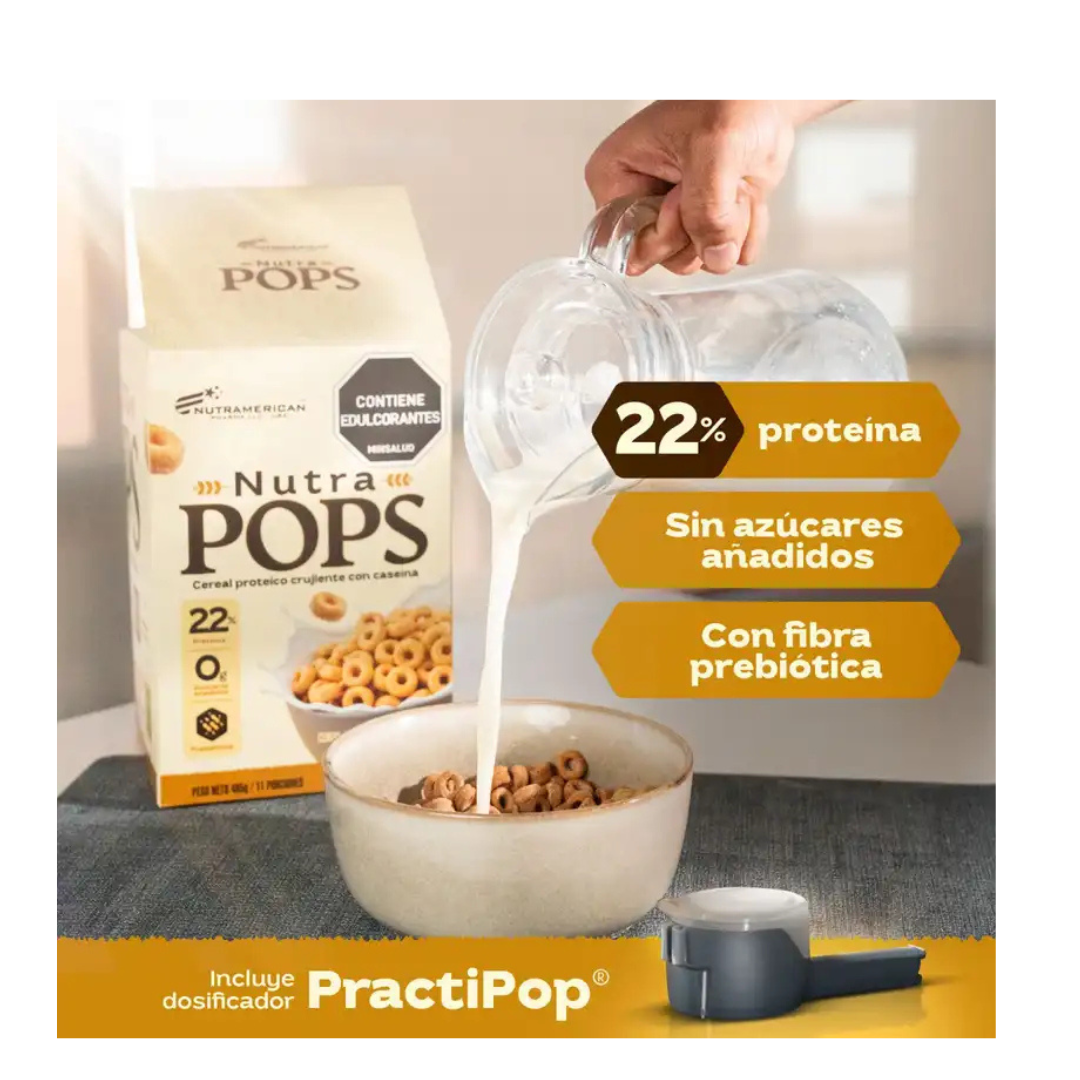 NUTRA POPS CEREAL PROTEICO (495G)