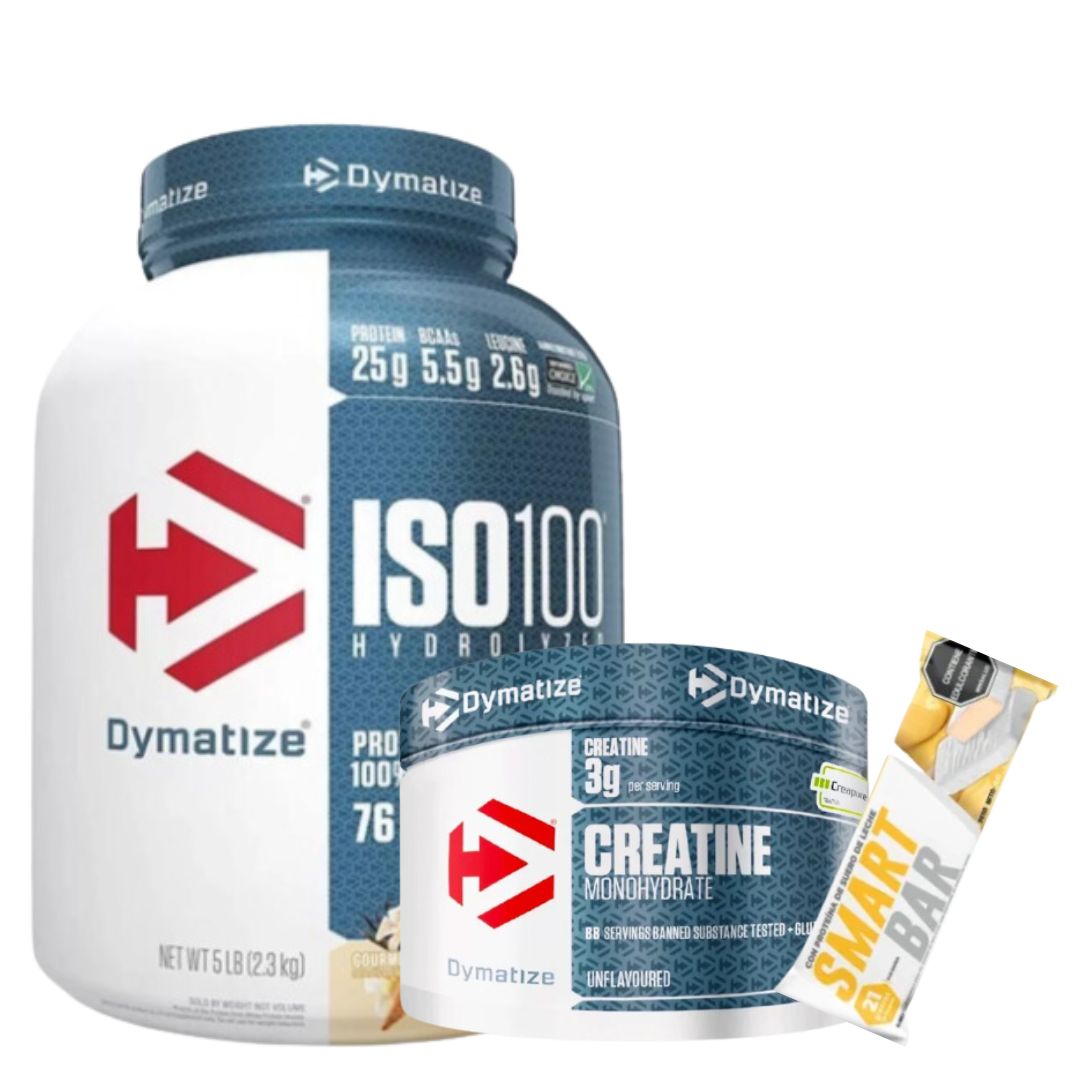 COMBO DYMATIZE ISO 100 5 LBS + CREATINA 300G