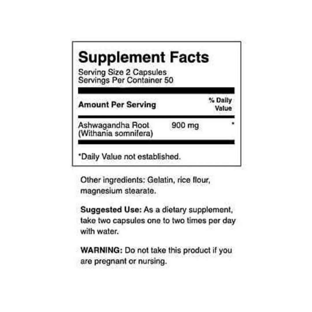 ASHWAGANDHA SWANSON 400MG (100 CAP)