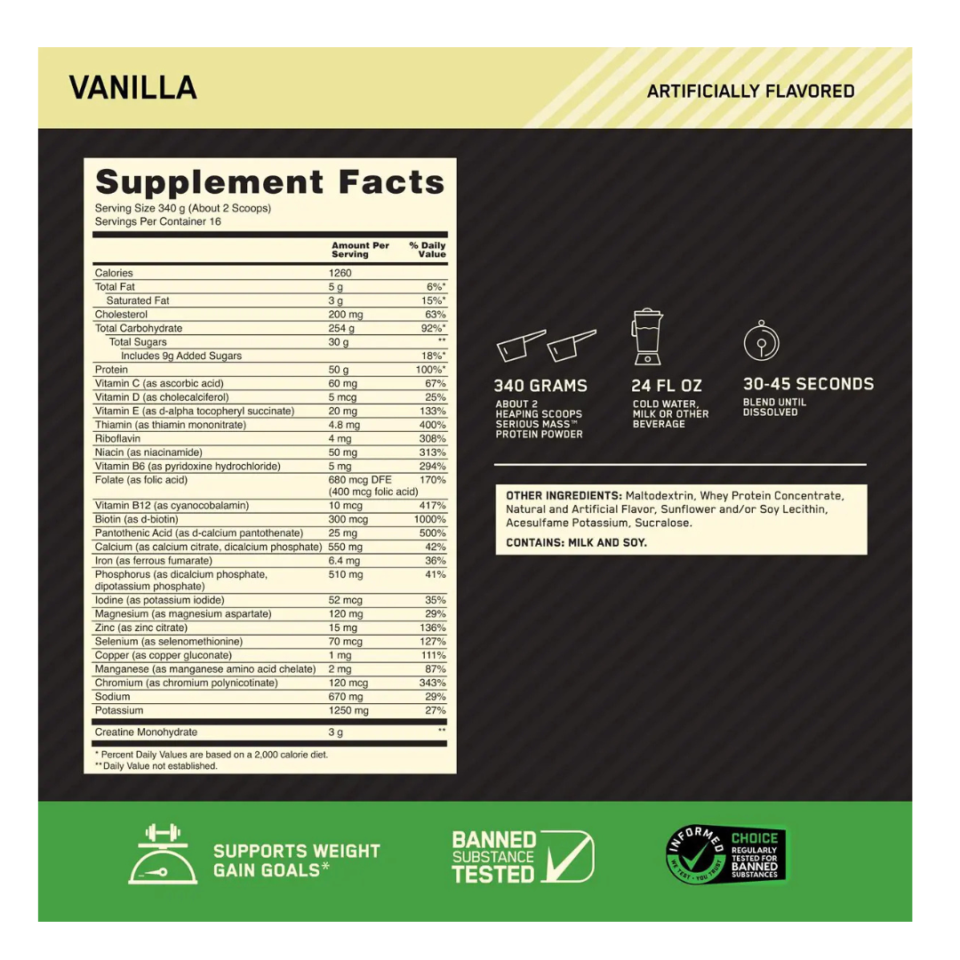 SERIOUS MASS (12 LBS)