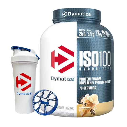 COMBO ISO 100 5 LB + SHAKER DYMATIZE