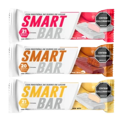 CAJA SMARTBAR PROTEIN (SABORES VARIADOS 12 UNDS)