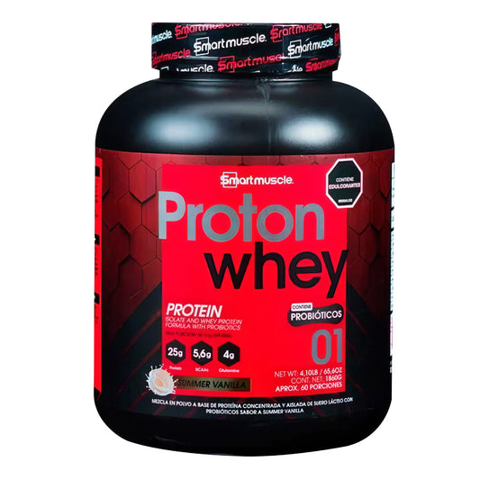 Proton Whey 4 LBS, aislado de suero con probióticos