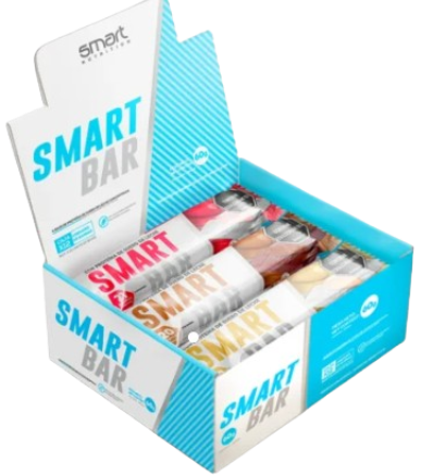 CAJA SMARTBAR PROTEIN (SABORES VARIADOS 12 UNDS)