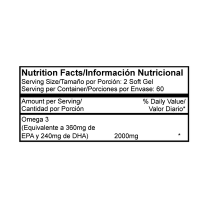 OMEGA 3 (120 CPS)